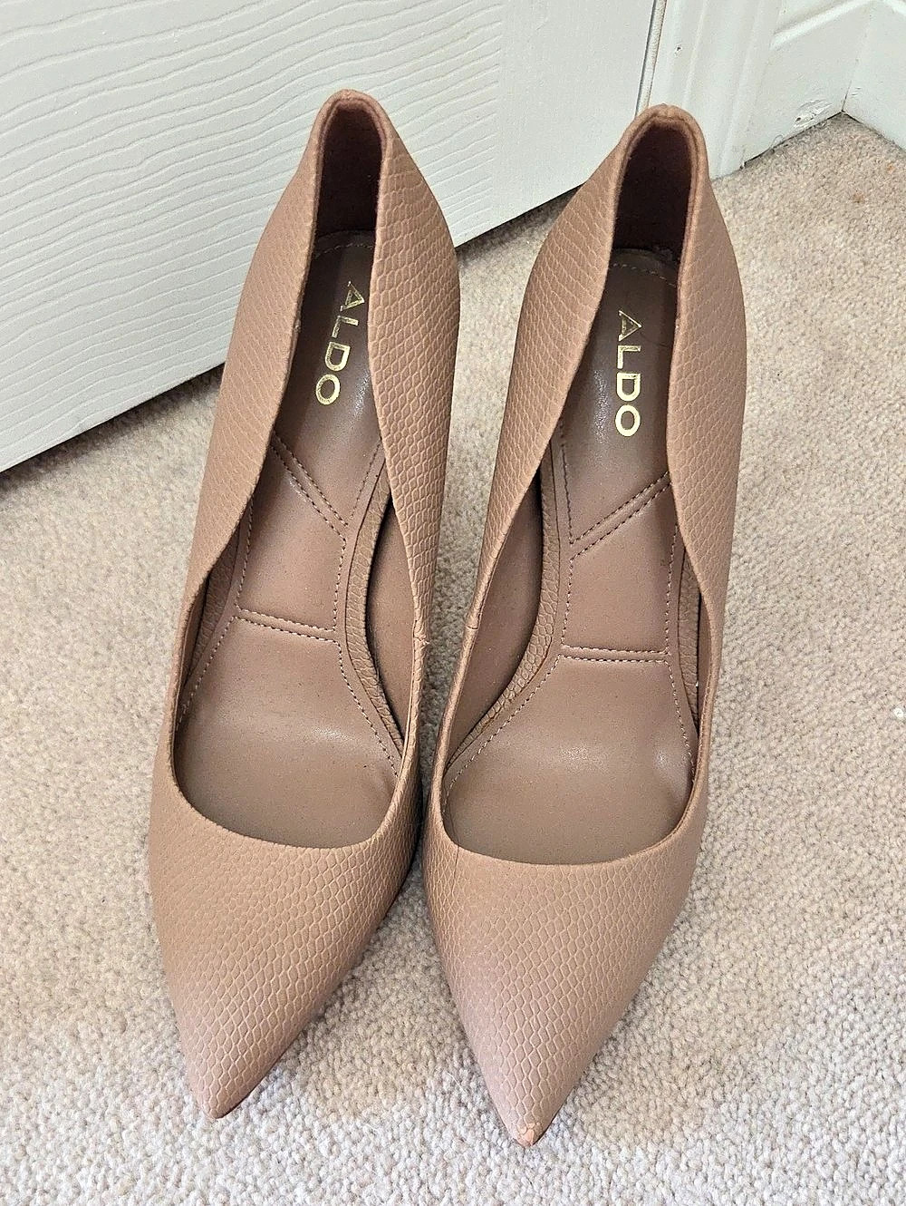 ALDO Stessy Pointed Toe Pump Pumps Brown